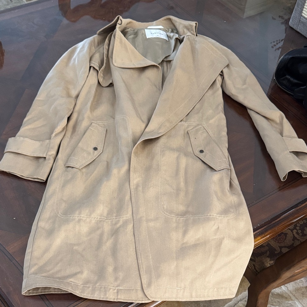 Babaton Beige Trench Coat